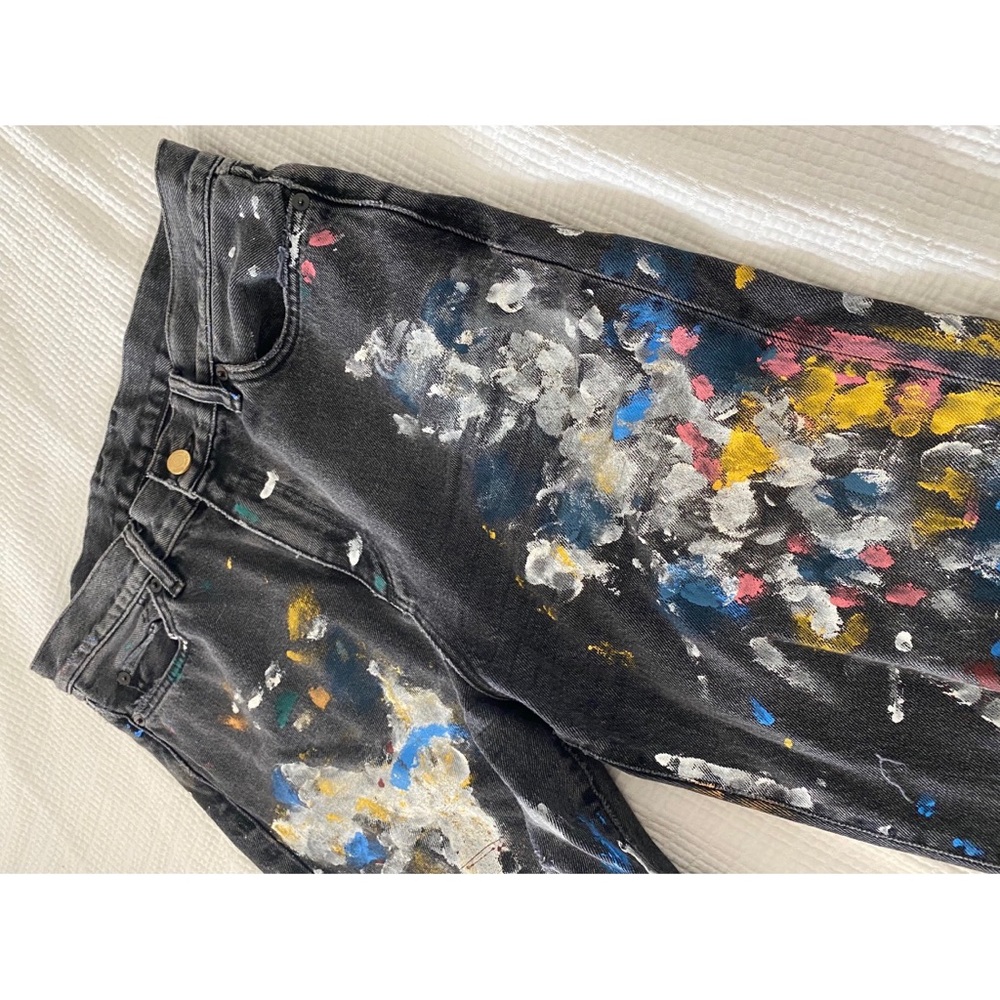 Simon Miller Paint Splatter Jeans - Picture 8 of 9